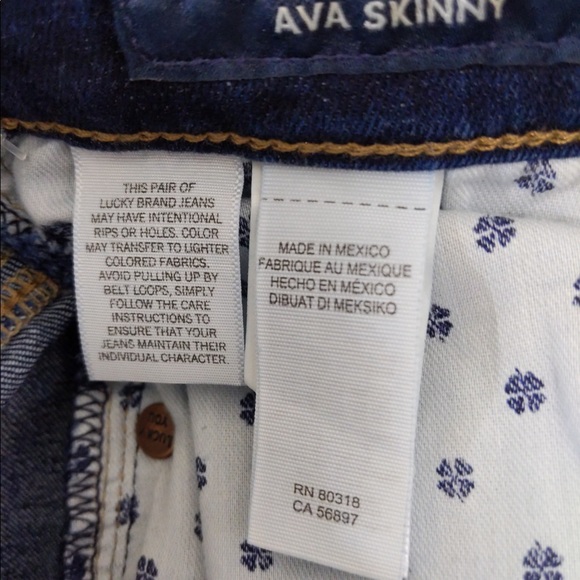 4x 👯♀️Host Pick⚡️ Lucky Brand Ava Skinny Jeans - Picture 11 of 15